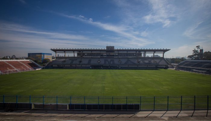 A Fazendinha, onde jogam alguns times de base do Corinthians
             -       
        Jardiel Carvalho - 21.jul.18/Folhapress