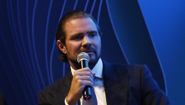 Daniel Vorcaro em seminário organizado pela Esfera Brasil em São Paulo
             -       
        Rubens Cavallari - 22.abr.24/Folhapress