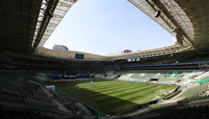 Allianz Parque, casa do Palmeiras, antes de partida do Campeonato Brasileiro
             -       
        Amanda Perobelli - 27.set.20/Reuters