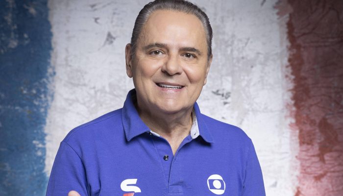 Lu&iacute;s Roberto, principal narrador esportivo da Globo
             -       
        L&eacute;o Rosario/Globo