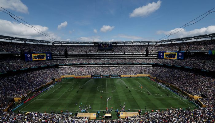 MetLife Stadium, palco da final da Copa do Mundo de 2026, em East Rutherford, nas cercanias de Nova Jersey
             -       
        Amanda Perobelli - 13.jul.2025/Reuters
