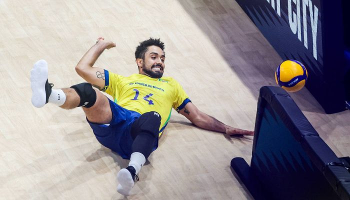 O levantador Cachopa, em ação no Mundial das Filipinas
             -       
        Rouelle Umali - 14.set.25/Xinhua