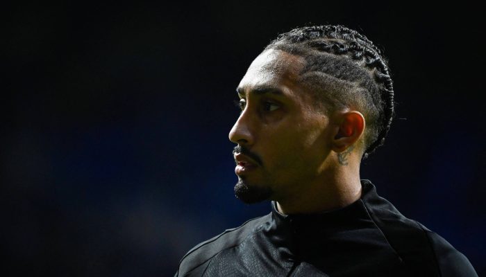Raphinha durante partida do Barcelona contra o Real Oviedo, pela LaLiga
             -       
        Miguel Riopa - 25.set.25/AFP