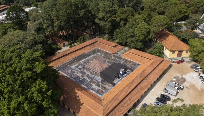 Obras para instalar churrascaria na antiga cocheira da Polícia Militar no Parque da Água Branca
             -       
        Danilo Verpa - 6.mai.25/Folhapress