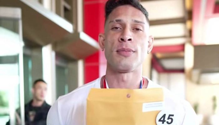 Ramon Dino logo após passar pela pesagem do Olympia 2025
             -       
        Reprodução/Instagram @maxtitaniumsuplementos