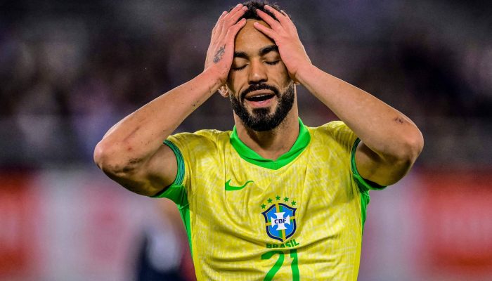 Matheus Cunha lamenta chance perdida durante derrota para o Japão
             -       
        Yuichi Yamazaki - 14.out.2025/AFP