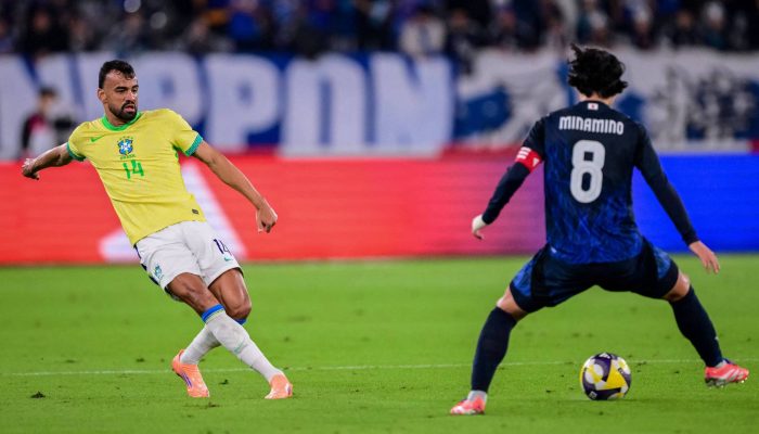 O italiano Calo Ancelotti, técnico da seleção brasileira, irrita-se em Japão x Brasil, amistoso em Tóquio vencido de virada pelos anfitriões
             -       
        Kim Kyung-Hoon - 14.out.25/Reuters