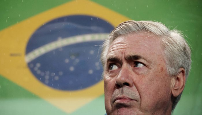 Carlo Ancelotti tem cerca de oito meses para definir a lista para a Copa de 2026
             -       
        Kim Hong-Ji - 10.out.25/Reuters