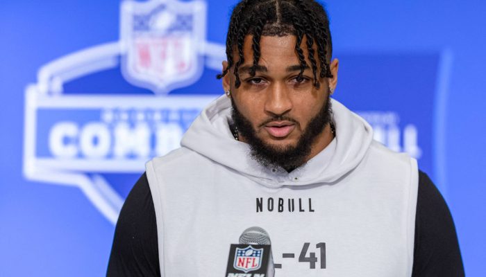 Marshawn Kneeland, em entrevista do ano passado
             -       
        Michael Hickey - 28.fev.24/AFP