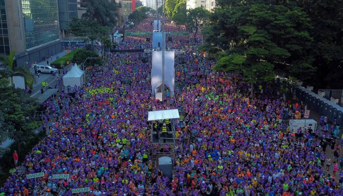 Largada da corrida de 5K pelo Centro de São Paulo, em setembro de 2025
             -       
        Arquivo pessoal