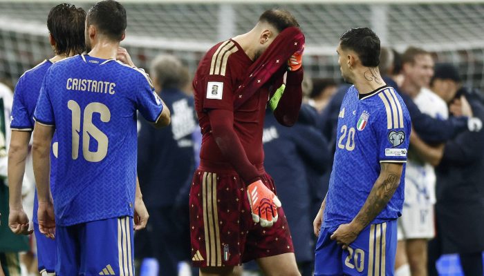 Itália perde para Noruega e corre risco de ficar de fora da terceira Copa consecutiva
             -       
        Alessandro Garofalo/Reuters