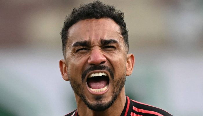 Danilo comemora gol na final da Libertadores
             -       
        Luis Acosta/AFP