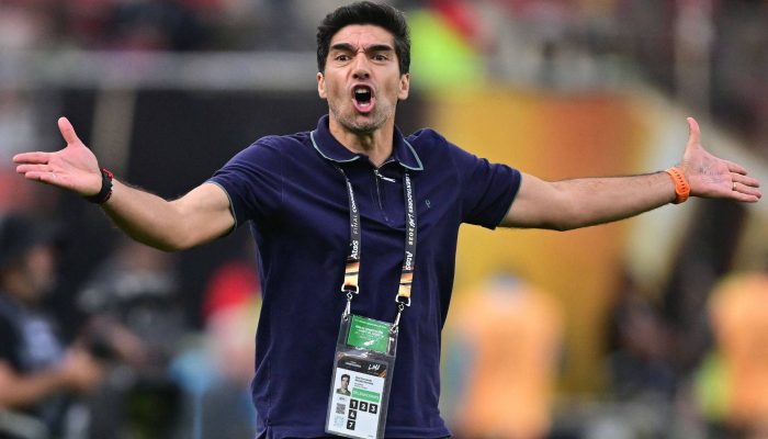 Abel Ferreira gesticula durante a final da Libertadores
             -       
        Ernesto Benavides /AFP