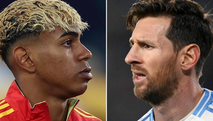 Duelo entre Lamine Yamal e Lionel Messi será um dos atrativos do jogo no Qatar 
             -       
        Luis Robayo/AFP