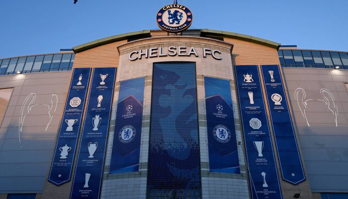 Fachada do estádio Stamford Bridge, casa do Chelsea, em Londres
             -       
        Jaimi Joy - 30.set.25/Reuters