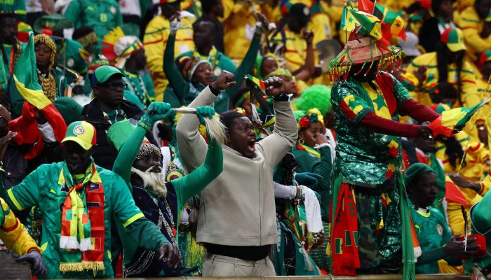 Torcedores comemoram gol de Senegal na final da Copa Africana
             -       
        Siphiwe Sibeko - 18.jan.2026/Reuters