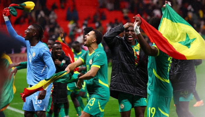 Jogadores de Senegal celebram conquista da Copa Africana
             -       
        Siphiwe Sibeko - 18.jan.2026/Reuters