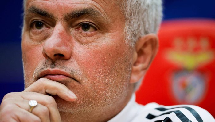 José Mourinho concede entrevista antes de duelo entre Benfica e Real Madrid em Lisboa 
             -       
        Filipe Amorim - 27.jan.26/AFP