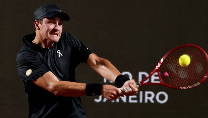 João Fonseca durante partida contra Ignacio Buse nesta quinta-feira (19)
             -       
        Sergio Moraes/Reuters