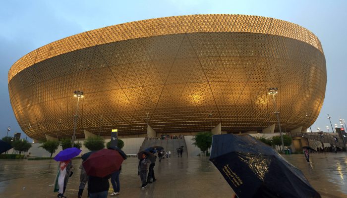 Estádio Lusail, em Doha, que receberia o confronto entre Espanha e Argentina
             -       
        Thaier Al-Sudani - 18.dez.25/Reuters