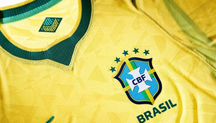Detalhe da nova camisa número 1 do Brasil
             -       
        Divulgação Nike