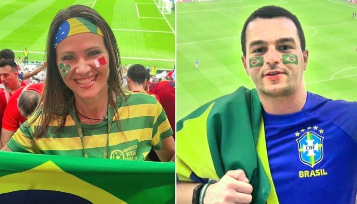 Ynara Costa e Raphael Ravagnani, torcedores brasileiros que se preparam para ir à Copa na América do Norte
             -       
        Ynara Costa e Raphael Ravagnani no Instagram