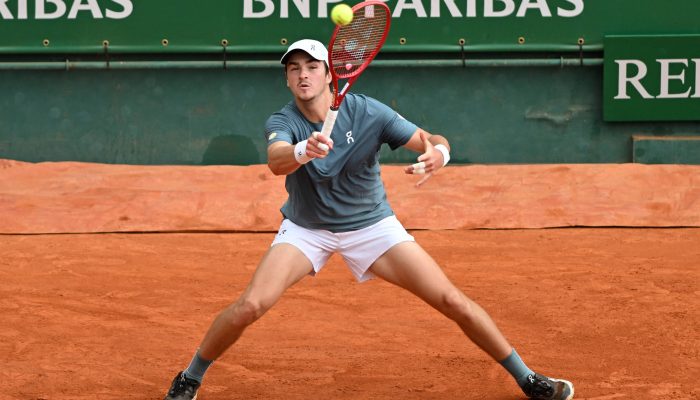 João Fonseca em ação no Masters 1000 de Monte Carlo
             -       
        Imago/Buzzi