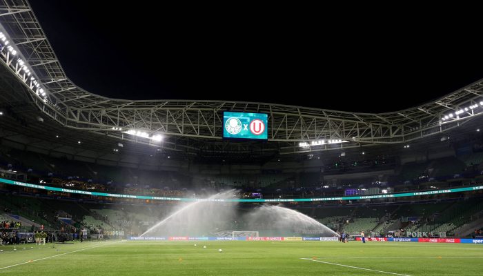 Allianz Parque, estádio do Palmeiras, antes de partida do clube pela Libertadores
             -       
        Jorge Silva - 21.ago.25/Reuters