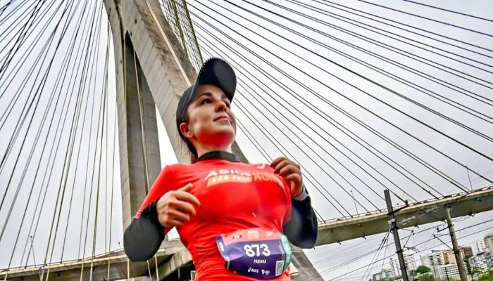 Fabiana Gomes corre meia maratona em 2024
             -       
        Arquivo pessoal