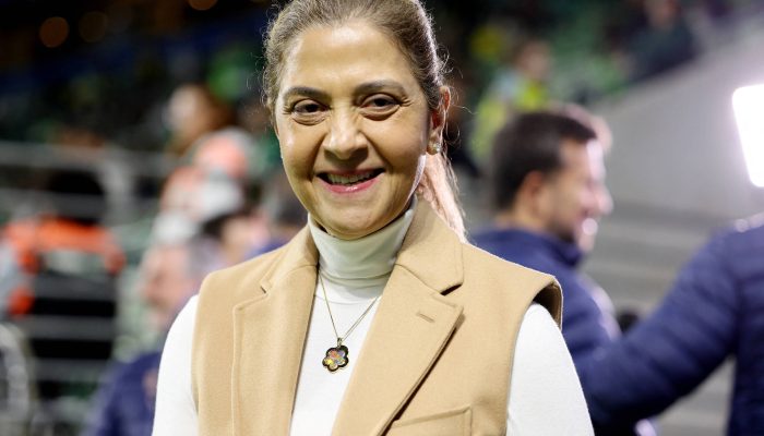 Leila Pereira acompanha duelo entre Palmeiras e Cerro Porteño pela Copa Libertadores, em São Paulo 
             -       
        Jorge Silva - 20.mai.26/Reuters
