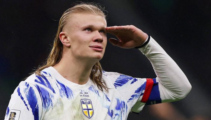Erling Haaland, astro do Manchester City, vai comandar a Noruega na Copa; clube inglês cedeu 19 jogadores ao torneio
             -       
        Claudia Greco - 16.nov.25/Reuters