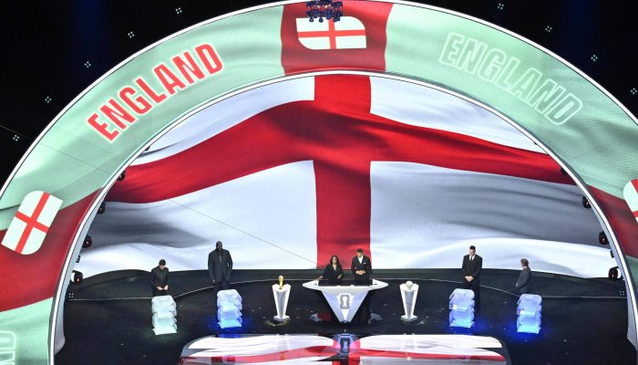 Seleção inglesa é sorteada no evento que definiu os grupos da Copa
             -       
        ROBERTO SCHMIDT/AFP