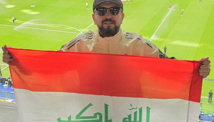 O torcedor iraquiano Abdulla Adnan não conseguiu visto para viajar aos EUA para ver seu país jogar
             -       
        Arquivo pessoal